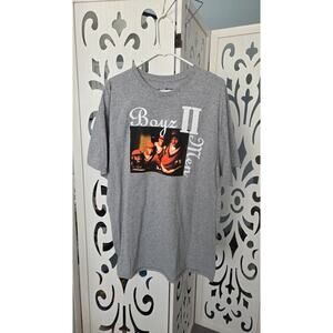 Boyz II Men Graphic Tee Gray XL Music Group R&B Band Shirt 2024 Adult
